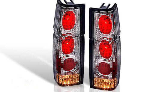 86-97 NISSAN HARDBODY ALTEZZA TAIL LIGHT - CHROME / SMOKE performance