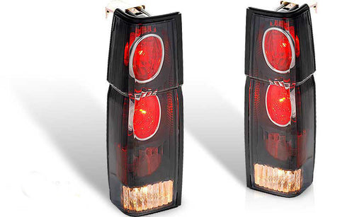 86-97 NISSAN HARDBODY ALTEZZA TAIL LIGHT - BLACK / SMOKE performance