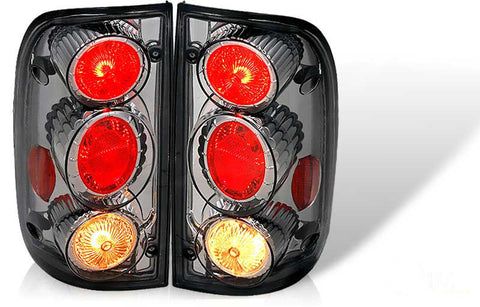 01-04 TOYOTA TACOMA ALTEZZA TAIL LIGHT - CHROME / SMOKE performance