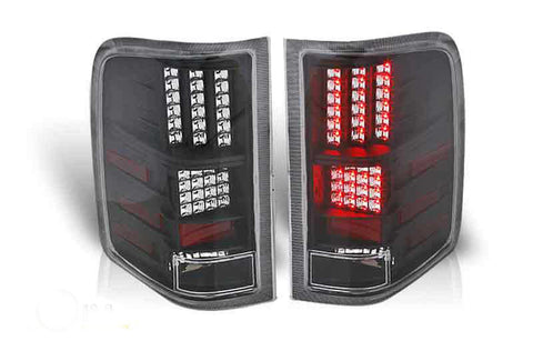 07-09 CHEVY SILVERADO LED TAIL LIGHT - BLACK / CLEAR performance