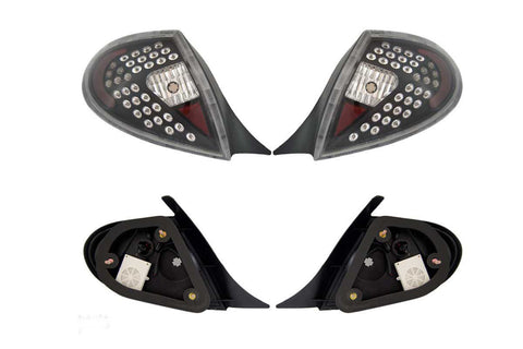 00-02 DODGE NEON LED TAIL LIGHT - BLACK/CLEAR performance