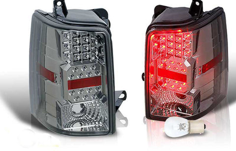 93-96 JEEP GRAND CHEROKEE LED TAIL LIGHT - CHROME / SMOKE performance