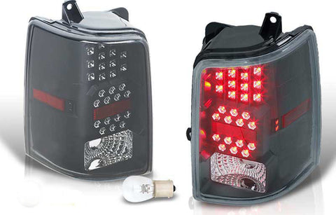 93-96 JEEP GRAND CHEROKEE LED TAIL LIGHT - BLACK / SMOKE performance