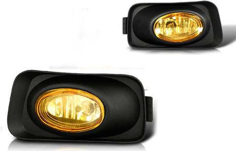 03-06 acura tsx oem style fog light - yellow (wiring kit included) performance