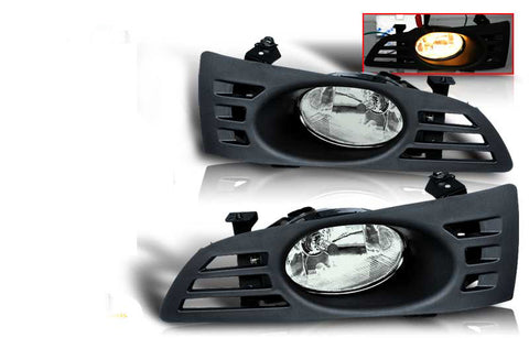 03-05 honda accord 2dr oem style fog light - smoke (wiring kit included) performance