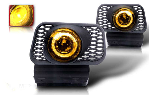 03-06 chevy silverado / 04-06 avalanche halo projector fog light (yellow) performance