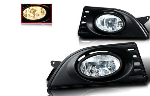 05-07 acura rsx oem style fog light - clear (wiring kit included) performance