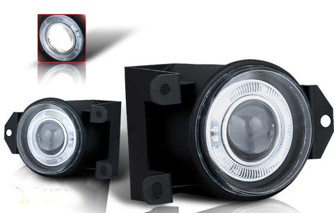 00-05 gmc yukon halo projector fog light - clear performance