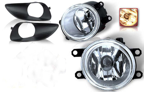 Toyota Yaris 4 Dr Oem Style Fog Light - Clear (Wiring Kit Included) Performance-h