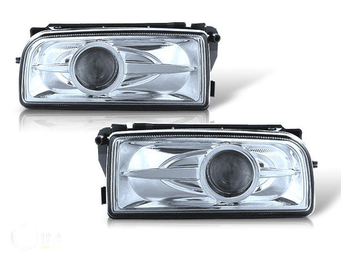 92-98 bmw e36 halo projector fog light (clear) performance