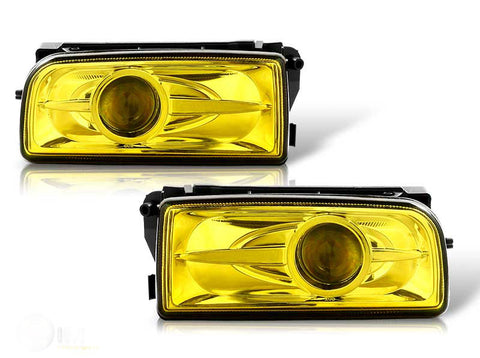 92-98 bmw e36 halo projector fog light (yellow) performance