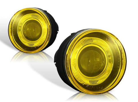 04-07 jeep grand cherokee halo projector fog light (yellow) performance