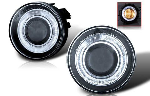 01-04 dodge dakota / durango halo projector fog light (clear) performance