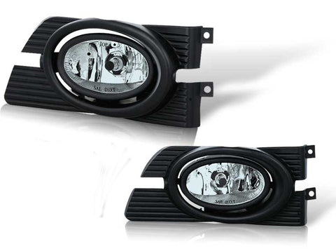 01-02 honda accord 4 dr oem style fog light - smoke (wiring kit included) performance