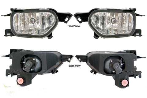 02-04 honda crv oem style fog light - clear (wiring kit included) performance