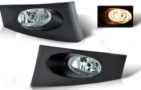 06-07 honda fit oem style fog light - smoke (wiring kit included) performance