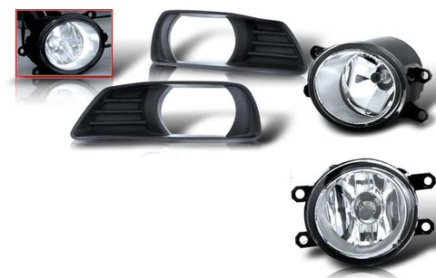 07-09 toyota camry oem style fog light - clear (wiring kit included) performance