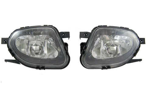 03-06 mercedez benz w211 e-class oem style fog light-clear performance