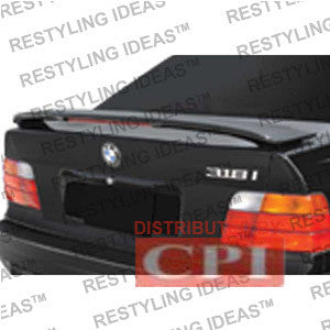 Bmw 1992-1998 3 Series Factory Style W/Led Light Spoiler Performance-h