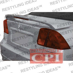 Honda 2005 Civic 4D Factory Style W/Led Light Spoiler Performance