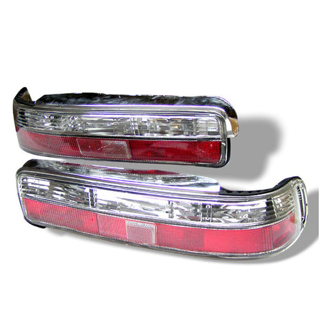 Acura Integra 90-93 2Dr Euro Style Tail Lights - Red Clear