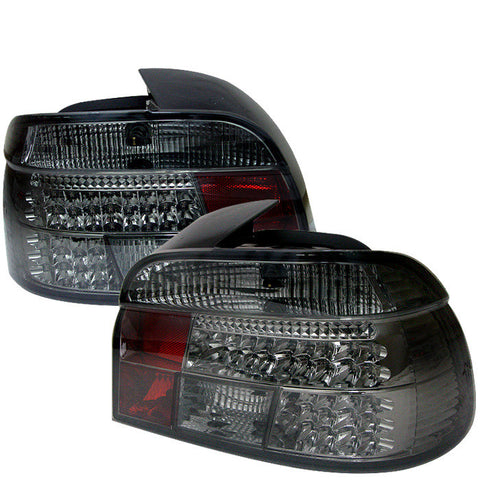 BMW E39 5-Series 97-00 LED Tail Lights - Smoke