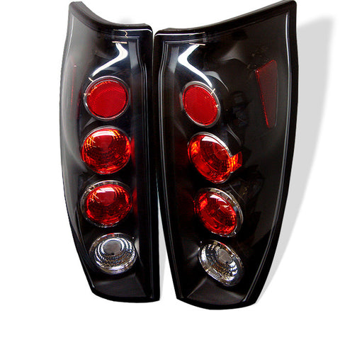 Chevy Avalanche 02-06 Euro Style Tail Lights - Black