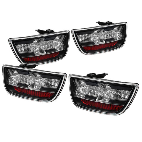 Chevy Camaro 10-12 LED Tail Lights - Black