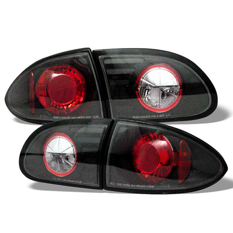 Chevy Cavalier 95-02 Euro Style Tail Lights - Black