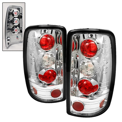 Chevy Suburban/Tahoe 00-06 / GMC Yukon/ Yukon Denali 00-06 (Barn Door only) Euro Style Tail Lights - Chrome