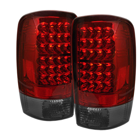 GMC Yukon Denali/Denali XL 01-06 ( Lift Gate Style Only ) LED Tail Lights - Red Smoke-p