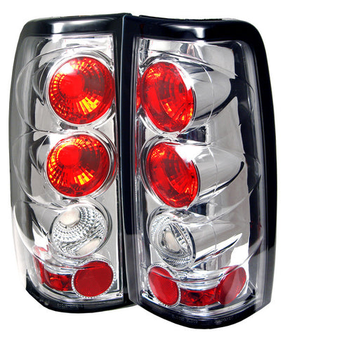 Chevy Silverado 1500/2500 03-06 / GMC Sierra 1500/2500/3500 04-06 ( Does Not Fit Stepside ) Euro Style Tail Lights - Chrome