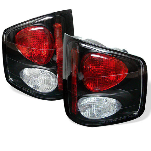 Chevy S10 94-04 / GMC Sonoma 94-04 / Isuzu Hombre 96-00 Euro Style Tail Lights - Black