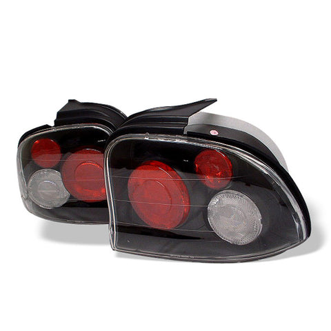 Dodge Neon 95-99 Euro Style Tail Lights - Black