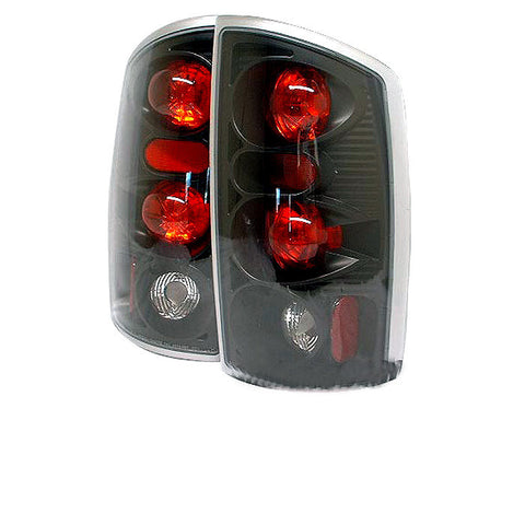 Dodge Ram 1500 02-06 / Ram 2500 02-05 / Ram 3500 02-05 Euro Style Tail Lights - Black