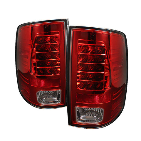 Dodge Ram 1500 09-12 / Ram 2500 10-12 / Ram 3500 10-12 LED Tail Lights - Red Clear