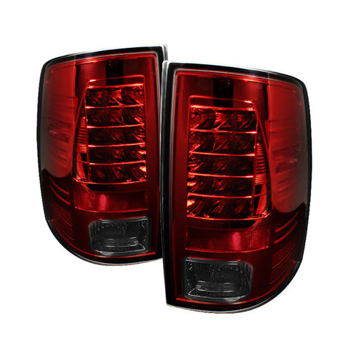 Dodge Ram 1500 09-12 / Ram 2500 10-12 / Ram 3500 10-12 LED Tail Lights - Red Smoke