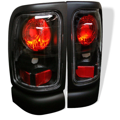 Dodge Ram 1500 94-01 / Ram 2500/3500 94-02 Euro Style Tail Lights - Black