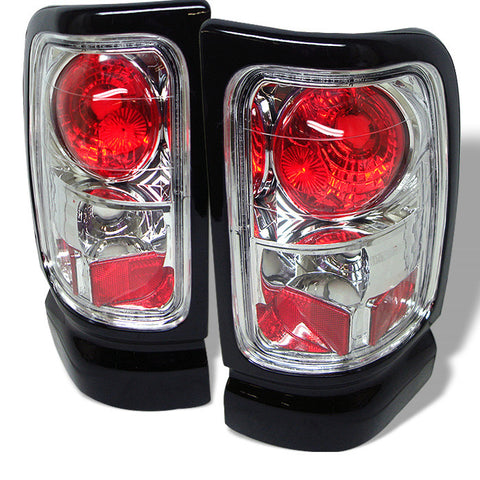 Dodge Ram 1500 94-01 / Ram 2500/3500 94-02 Euro Style Tail Lights - Chrome