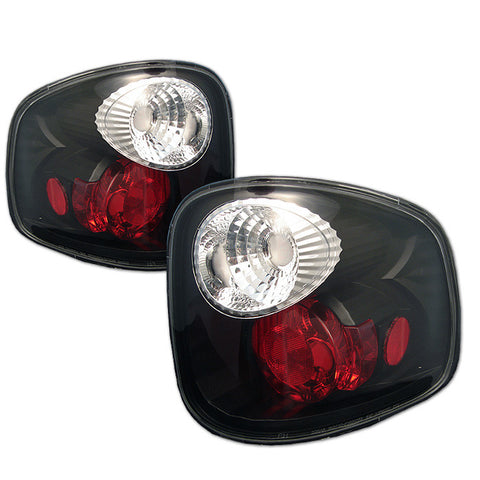 Ford F150 Flareside 01-03 (Not Fit Supercrew) Euro Style Tail Lights - Black