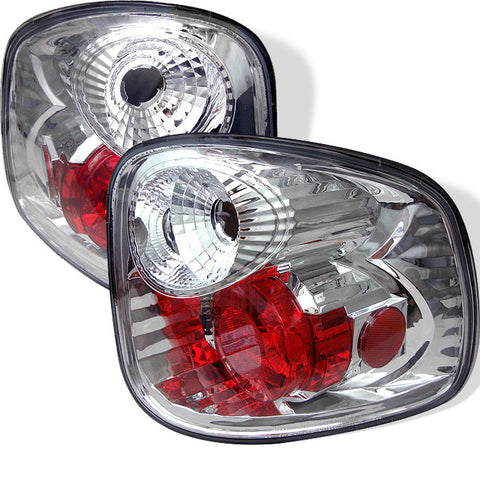 Ford F150 Flareside 01-03 (Not Fit Supercrew) Euro Style Tail Lights - Chrome