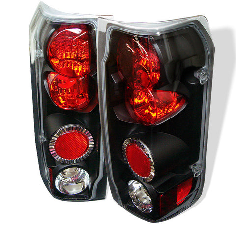 Ford F150 87-96 / Ford Bronco 88-96 Euro Style Tail Lights - Black