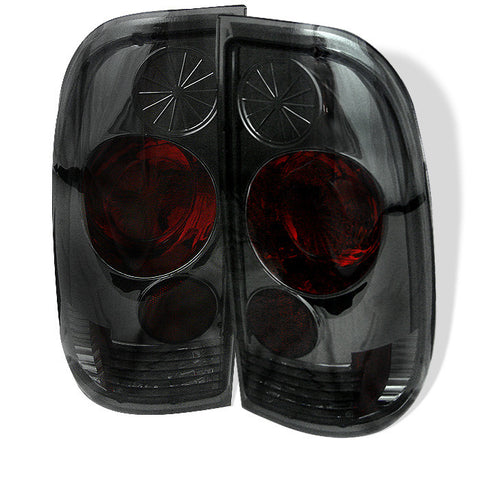 Ford F150 Styleside 97-03 / F250/350/450/550 Super Duty 99-07 Euro Style Tail Lights - Smoke