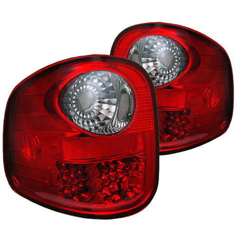 Ford F150 Flareside 97-03 LED Tail Lights - Red Smoke