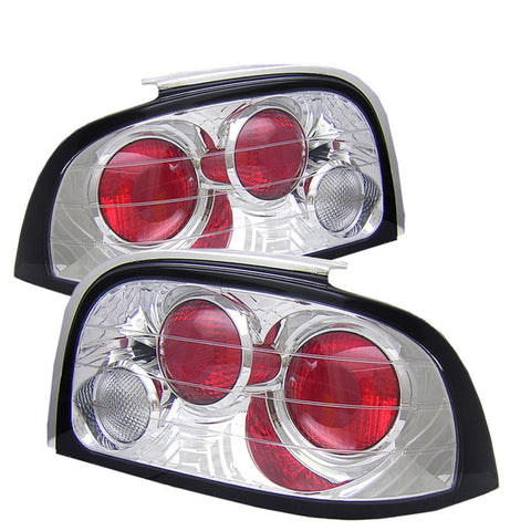 Ford Mustang 94-95 Euro Style Tail Lights - Chrome