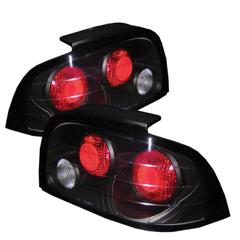 Ford Mustang 96-98 Euro Style Tail Lights - Black