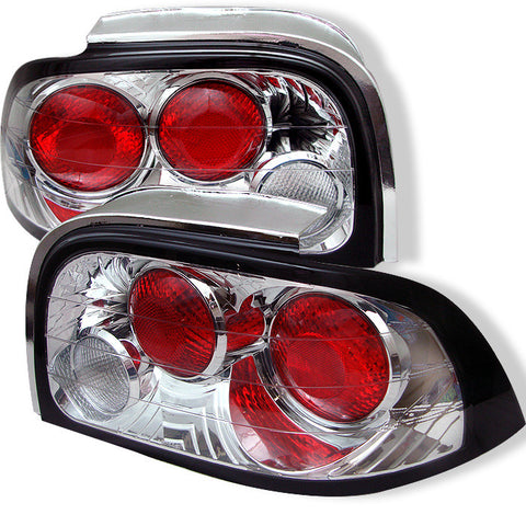 Ford Mustang 96-98 Euro Style Tail Lights - Chrome