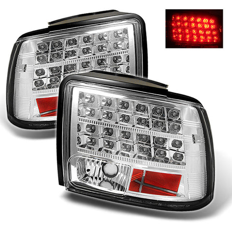 Ford Mustang 99-04 (will not fit the Cobra model) LED Tail Lights - Chrome