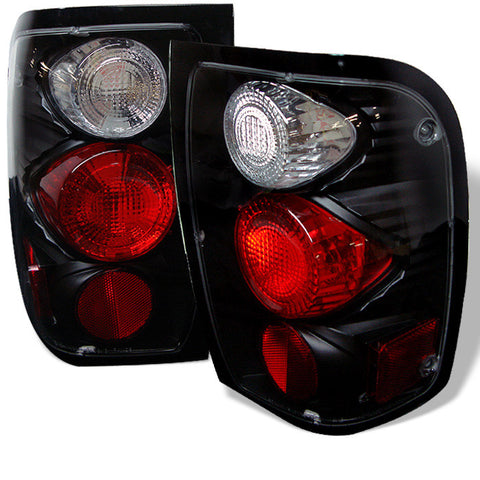 Ford Ranger 98-00 Euro Style Tail Lights - Black