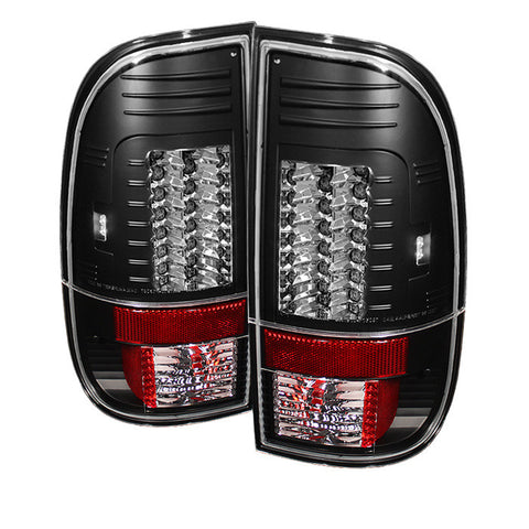 Ford F250/350/450/550 Super Duty 08-13 Version 2 LED Tail Lights - Black